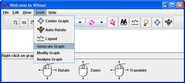 Opening Graph Generator Window